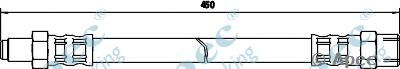 APEC BRAKING hos3098 -  Тормозной шланг